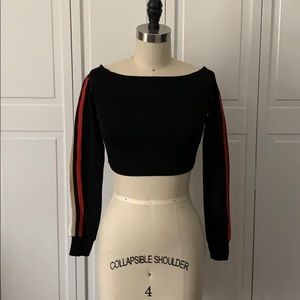 Everybody Talks Knit crop top